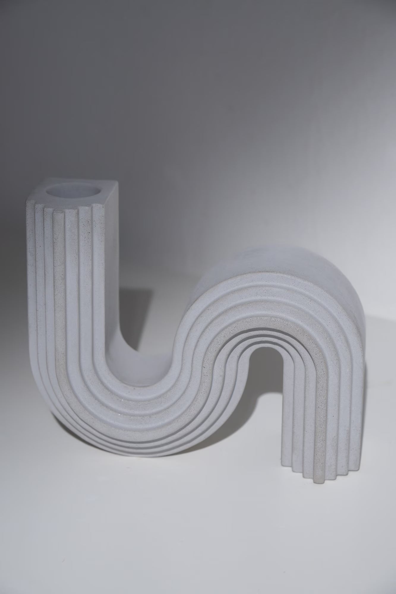 Concrete Taper Candle Holder|Nordic Candlestick Holder|Wavy Candle Stick Holders|Modern Concrete Decor|Minimalist Home Decor|New Home Gift
