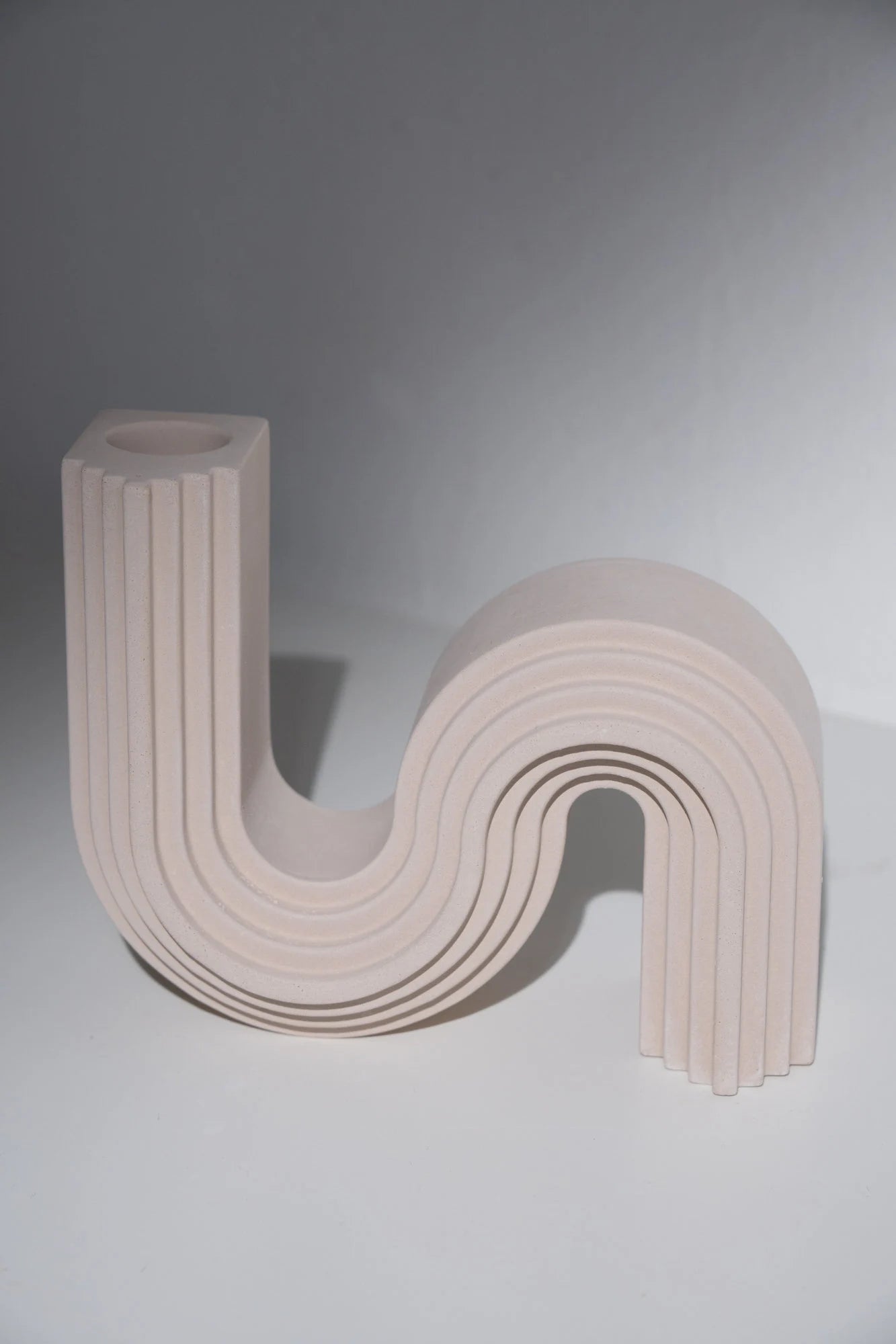 Concrete Taper Candle Holder|Nordic Candlestick Holder|Wavy Candle Stick Holders|Modern Concrete Decor|Minimalist Home Decor|New Home Gift
