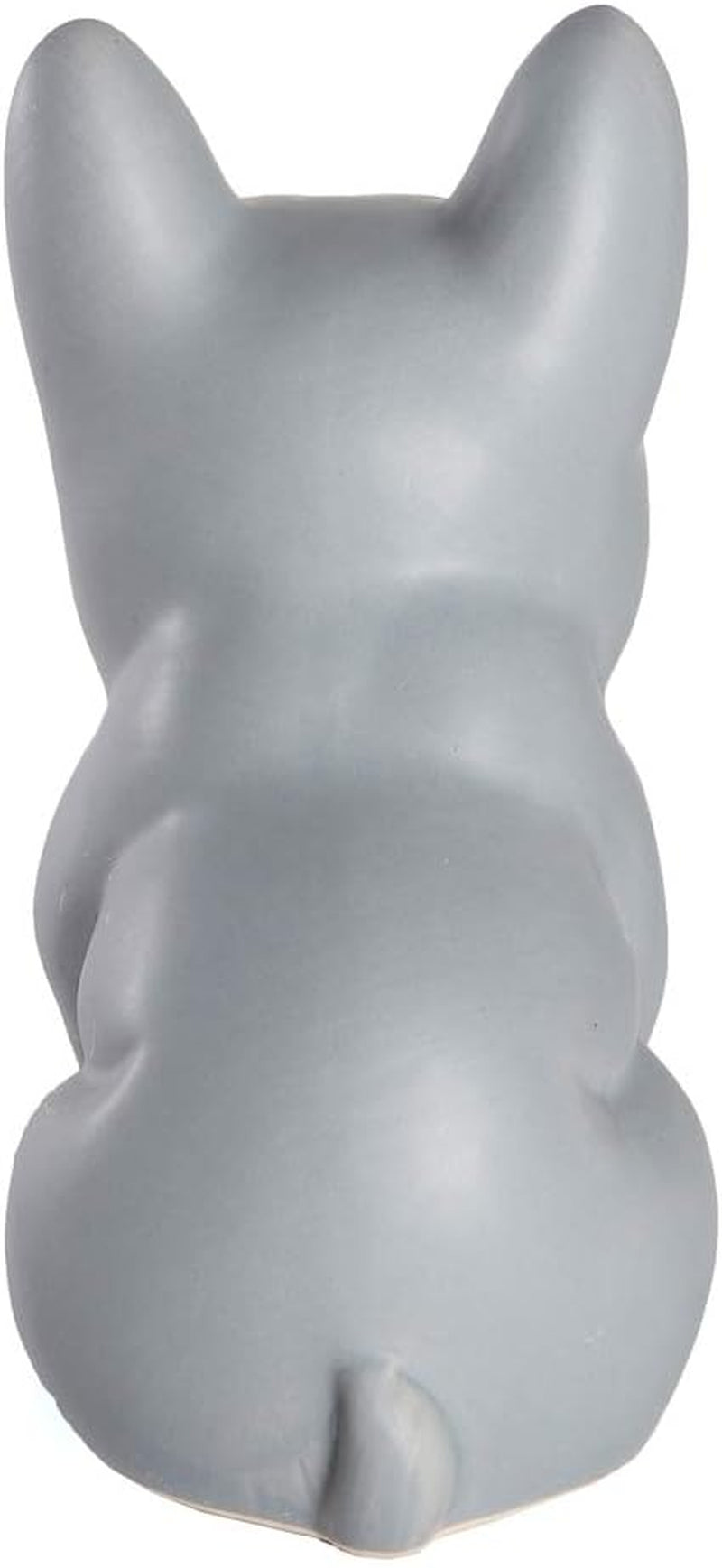 French Bulldog Statue - Matte Dark Grey Sitting Ceramic Dog Statue - Decorative Dog Sculpture for Garden or Home Décor - French Bulldog Dog Outdoor Statue - (4.75” X 3.5” X 7”)